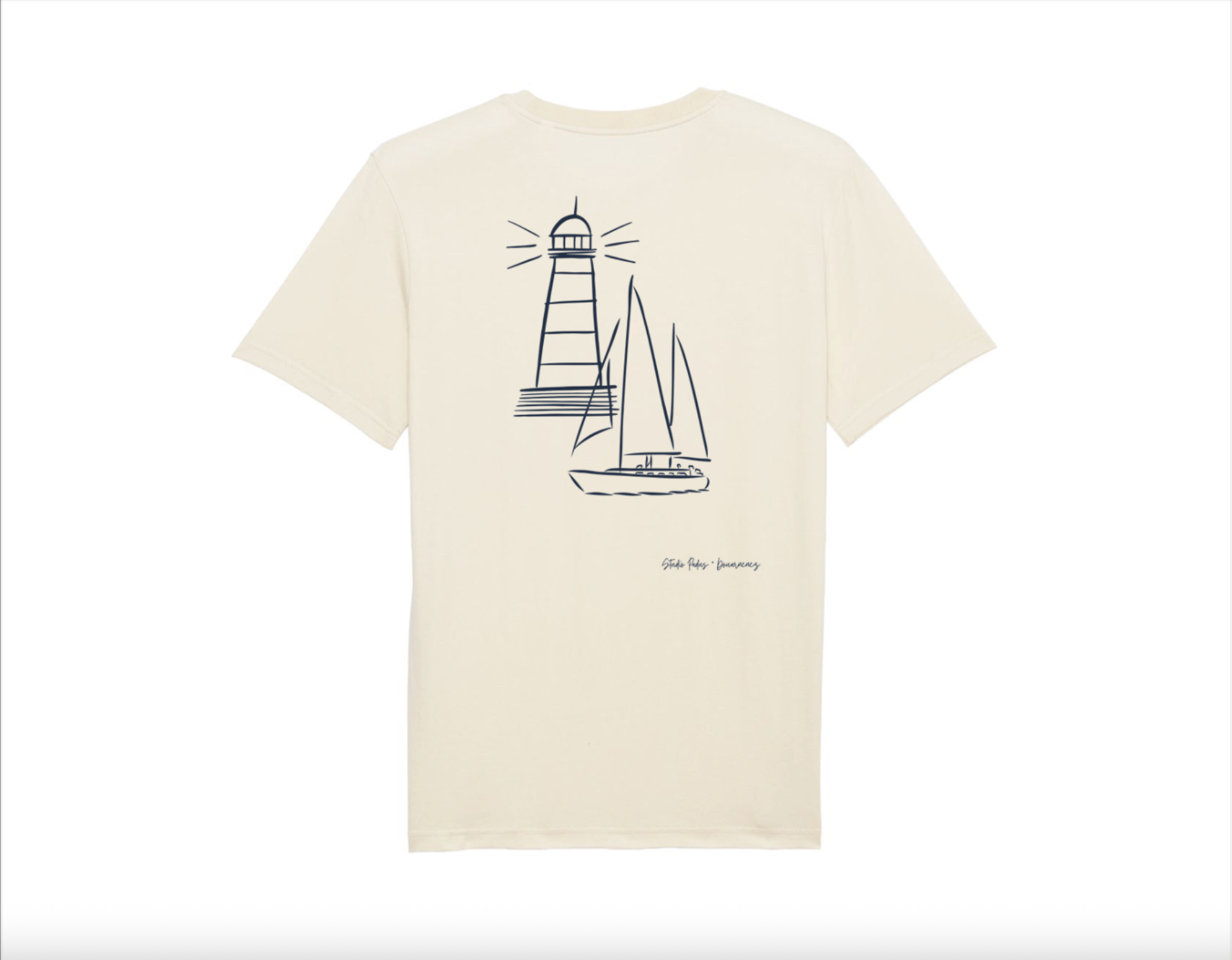 LA CROISIÈRE TSHIRT NATURAL - Studio Padus