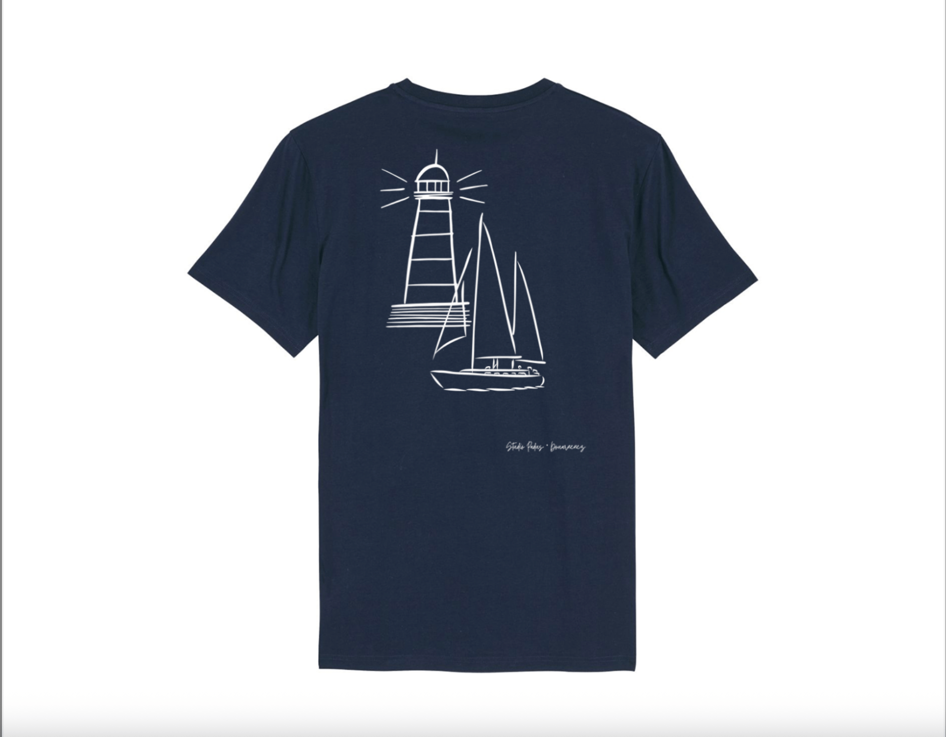 LA CROISIÈRE TSHIRT NAVY - Studio Padus